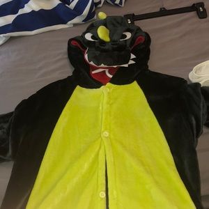 Adult dinosaur onesie